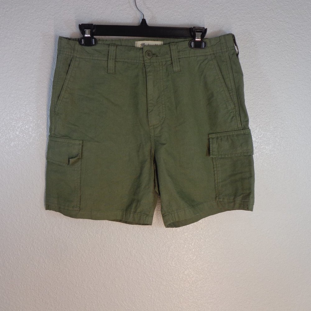 Madewell olive green shorts NWT